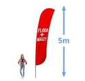 Żagiel reklamowy 5m Slim Full Maxi