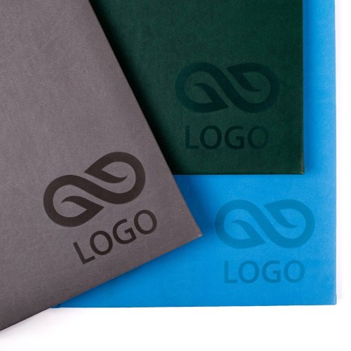 Kalendarz książkowy A4 logo grawerowane laserowo