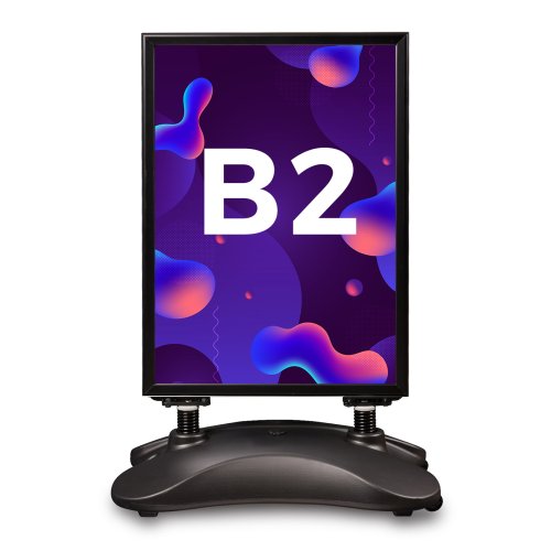 Potykacz Czarny B2 z podstawą wodną
