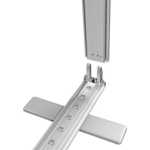 Ścianka dwustronna świecąca LED BOX PRO 200x230 nóżka