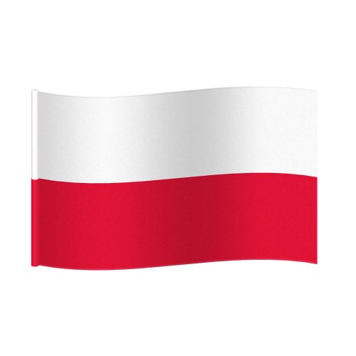 Flaga Polski na drzewiec