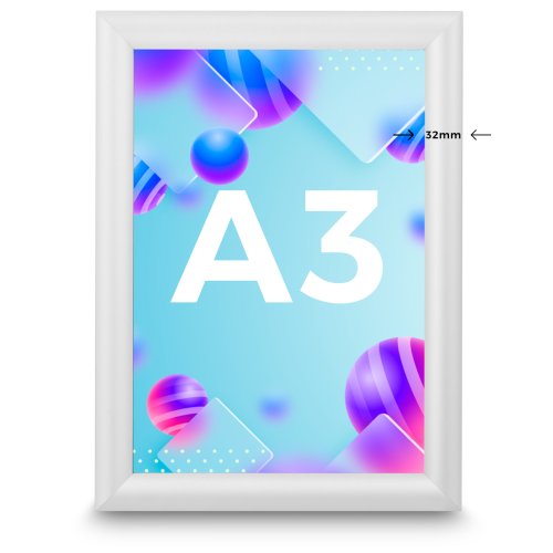 Ramka OWZ Premium A3 srebrna