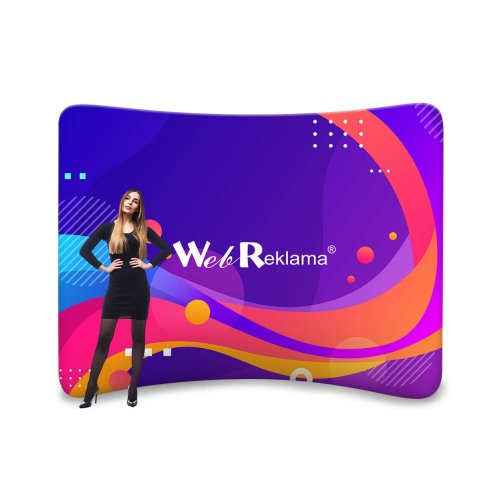Ścianka tekstylna 3 m x 2,3m
