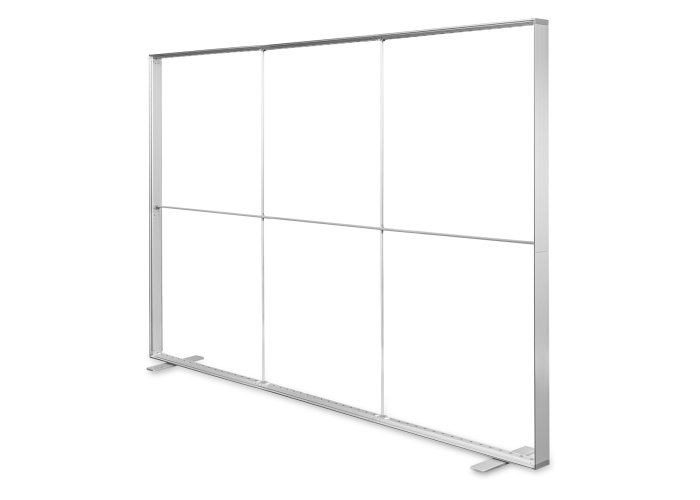 Dwustronna ścianka podświetlana LED BOX PRO 300x200 stelaż